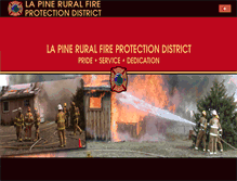 Tablet Screenshot of lapinefire.org